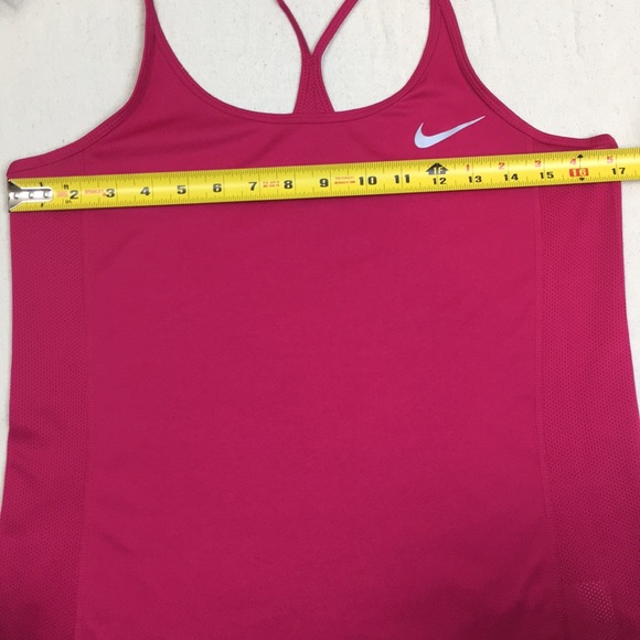 Pink NikeDri- Fit  Y Back Running Tank Top - Picture 4 of 8